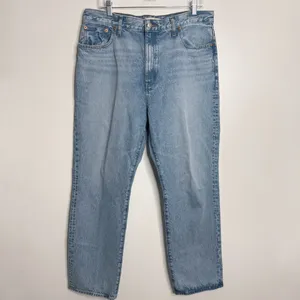 NWOT Madewell The '90s‎ Straight Jean Mercer Wash Size 32 Minimalist Soft Girl thumbnail 2