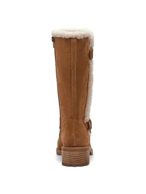 Lucky Brand Genuine Leather Suede Womens Boots Buckle Full Zip Size 7 thumbnail 2