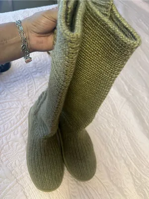 UGG Tall Knit Button Boot in Chestnut/Tan thumbnail 3