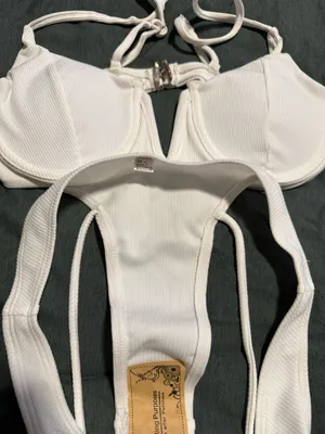 White bikini thumbnail 2