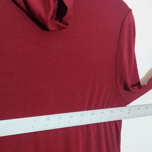 Fabletics Cranberry Red Turtleneck Size Large NWT thumbnail 6