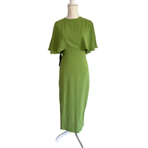 Tuckernuck Pomander Place Cape Lindy Dress in Pistachio Green 2 New Womens Midi thumbnail 6