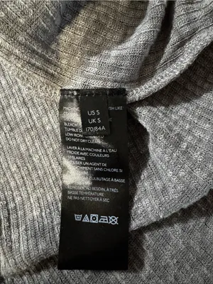 Urban Outfitters Ribbed Henley Long Sleeve Top - Gray thumbnail 8