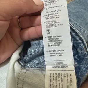 Abercrombie & Fitch High Rise Light Blue Jeans thumbnail 12