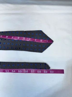 Peter Thomas Silk Tie Made By Superba Geometric Black Grey Blue Polka Dots thumbnail 7