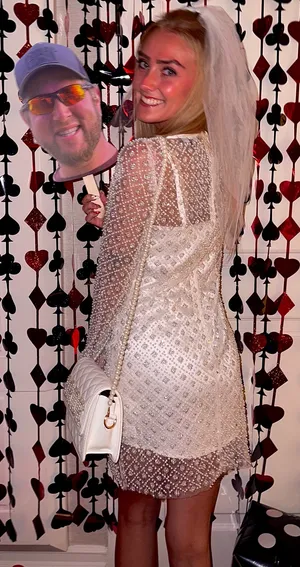 Lulus White Sequin Pearl Midi Dress thumbnail 3