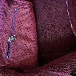 Patagonia Maroon Fleece Zip Up Jacket thumbnail 3