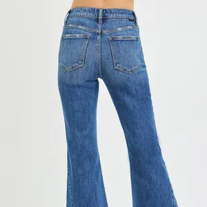 RISEN Mid Rise‎ Flare Side Seam Detailing Jeans thumbnail 6