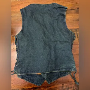 Milwaukee Leather XS Denim Women's Vest thumbnail 7