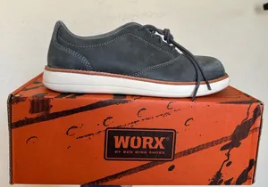 Red Wing Worx 5144 Steel Toe Leather Work Shoes Zinc Oxford Womens‎ 6 M EH thumbnail 1