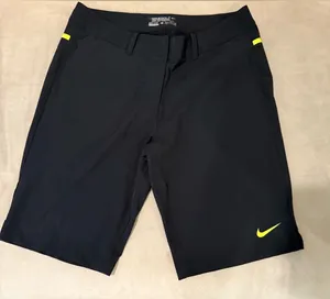 Nike Women’s Athletic Golf Shorts in‎ Black with Yellow Highlights Size 8 thumbnail 1