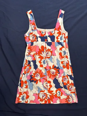 ModCloth x Barbie Retro Repercussions Floral Babydoll Dress Size 6 thumbnail 3