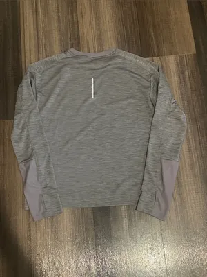 Nike Women’s Crewneck Athletic Top - Heather Gray thumbnail 3