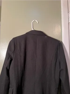 Lioness Women's Sz Medium Double Breasted Blazer with Gold Button Hardware Black thumbnail 10