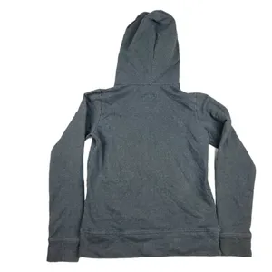 Patagonia Women’s Full Zip Hoodie Gray Fleece Sweatshirt Letterman P Logo Size S thumbnail 2