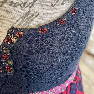 Free People Dress Mini Crochet Sz 8 thumbnail 6