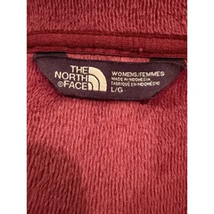 The North Face Womens Large Hoodie Full Zip Burgundy Fleece Jacket NF0A3ME2 thumbnail 9