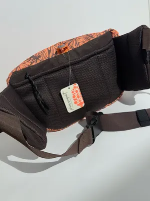 NWT FP Movement by Free People Happy Packer Sling Orange Floral Print Waist Bag thumbnail 7