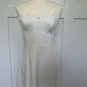 French Connection White Corset Dress thumbnail 9