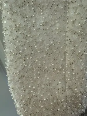 Embellished Structured A-Line Mini Dress in White (Bridal) thumbnail 4