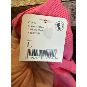 Women's We The Free Pink Ribbed V-Neck Tank Top L thumbnail 9