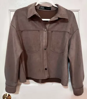 ZARA Suede Jacket thumbnail 1