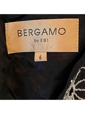 Bergamo black floral mini dress coquette fairy fitted mini dress Size 6 🖤 thumbnail 7
