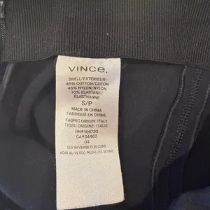 Vince navy Ribbed Waistband Pants thumbnail 5