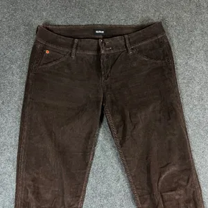 Hudson Collin Flap Skinny Jeans 29 Chocolate Brown Corduroy Low Rise Y2K Fall thumbnail 10