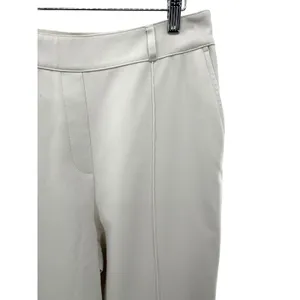 Spanx Ponte Slim Straight Pants Cream Beige‎ Size Large L Stretch Pull On thumbnail 4