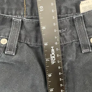 VTG Levi's 510 Jean Shorts Women 6 Black Lower Rise Slim Fit Distressed Cutoff thumbnail 8