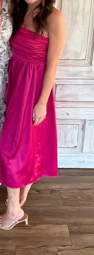 Pink Abercrombie Dress Midi thumbnail 1