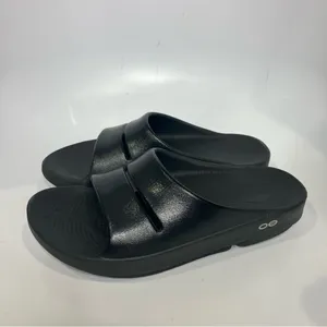 Oofos ooahh slides recovery shoes black comfort Shoes unisex sizing women’s 7‎ thumbnail 4