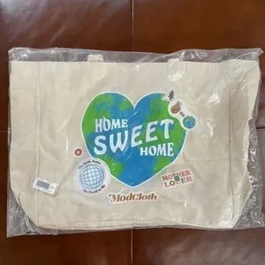 NEW ModCloth Earth Day Canvas Tote thumbnail 2