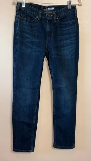 Carhartt Women’s Jeans Slim Fit Dark Wash Cotton Blend Size‎ 6 Short thumbnail 1