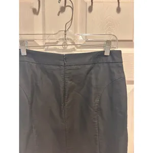 J.Crew The Pencil Skirt Black 100%‎ Cotton Career Knee Length 6 Pockets Academia thumbnail 5