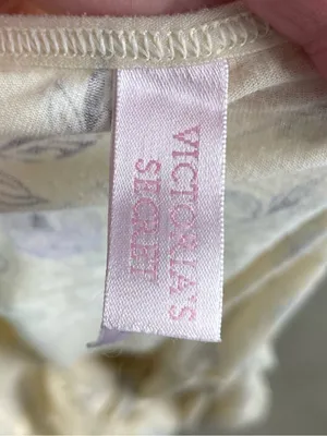 Vintage Y2K Victoria's Secret Lace Trim Floral Cami Tank Top Size Medium Fairy thumbnail 4