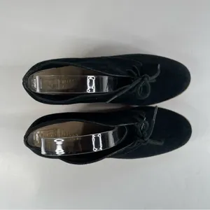 Cole Haan Black Suede Halley‎ Wedge Shoes Size 7.5 thumbnail 2