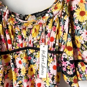 New For Love & Lemons Sylvia Puff Sleeve Mini Dress Size S thumbnail 13