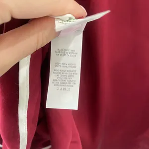 NWT Aerie Off-Duty Satin Piping Shirt thumbnail 6