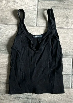 Brandy Melville black tank top thumbnail 1