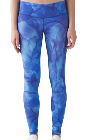 Lululemon Wunder Under Pant 
Midnight Tulle Multi thumbnail 1
