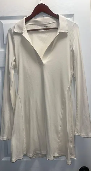 American Eagle Collared Knit Mini Dress thumbnail 1