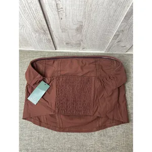 Wild Fable Brown Denim Strapless Smocked Tube Top Size XXL Summer Cruise Beach thumbnail 2