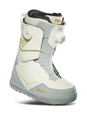 ThirtyTwo Womens Lashed Double BOA Snowboard Boots- White/Grey Size 6.5R thumbnail 1