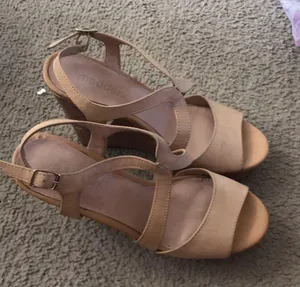 Steve Madden shoes platforms tan thumbnail 1