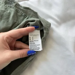 American Eagle‎ Smocked Tube Top Womens Medium Green Boho Hippie Whimsy Fairy thumbnail 6