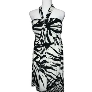 Apt 9 Black and White Halter Dress thumbnail 2