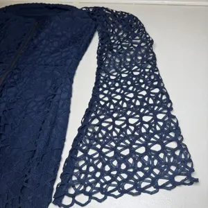 Keepsake the Label Navy Blue Lace Off the Shoulder Bell Sleeve‎ Mini Dress Small thumbnail 5