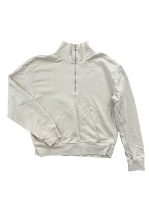 MATE the Label Fleece Quarter Zip Sweatshirt XS Bone thumbnail 2